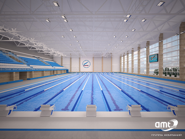 Спортивный комплекс с бассейном в Томске, дизайн-проект